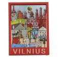 Magnetas Vilnius su blizgiu paviršiumi